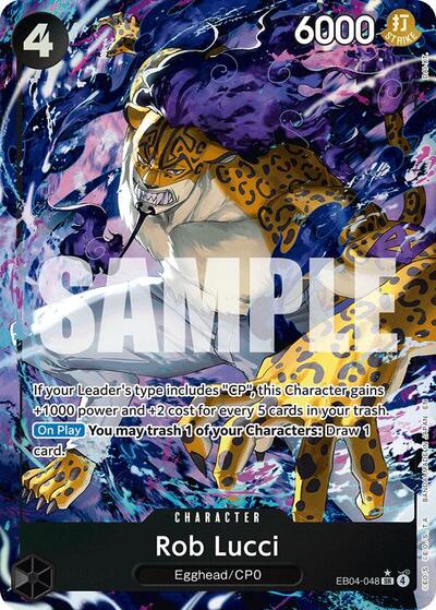 Rob Lucci (Alternate Art) - Adventure on Kami's Island One Piece spoiler