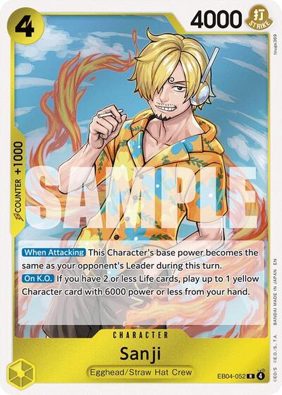 Sanji (EB04-052) - Adventure on Kami's Island One Piece spoiler