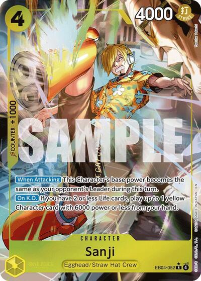 Sanji (EB04-052) (Alternate Art) - Adventure on Kami's Island One Piece spoiler
