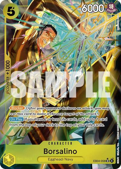 Borsalino (Alternate Art) - Adventure on Kami's Island One Piece spoiler