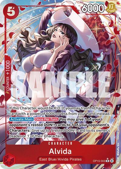 Alvida (Alternate Art) - Adventure on Kami's Island One Piece spoiler