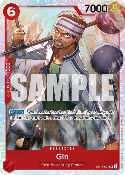 Gin - Adventure on Kami's Island One Piece spoiler