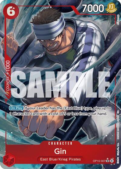 Gin (Alternate Art) - Adventure on Kami's Island One Piece spoiler