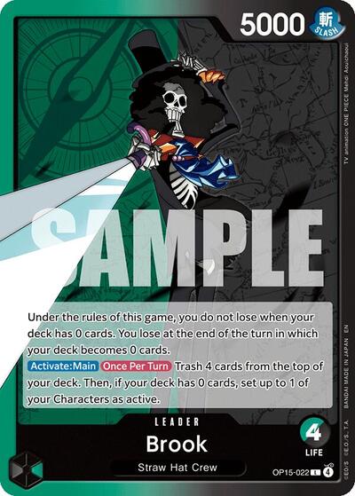 Brook (OP15-022) - Adventure on Kami's Island One Piece spoiler