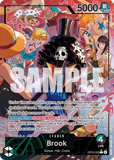 Brook (OP15-022) (Alternate Art) - Adventure on Kami's Island One Piece spoiler