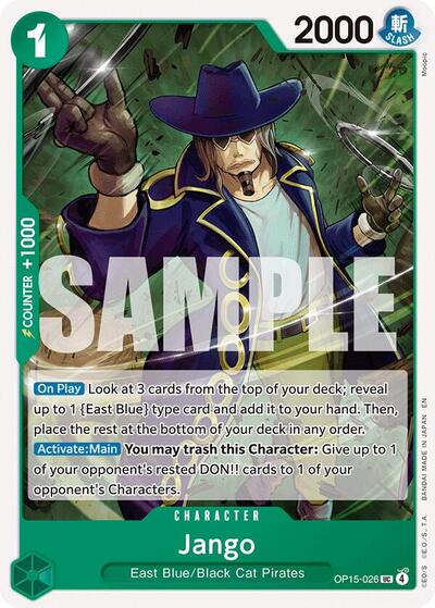 Jango - Adventure on Kami's Island One Piece spoiler