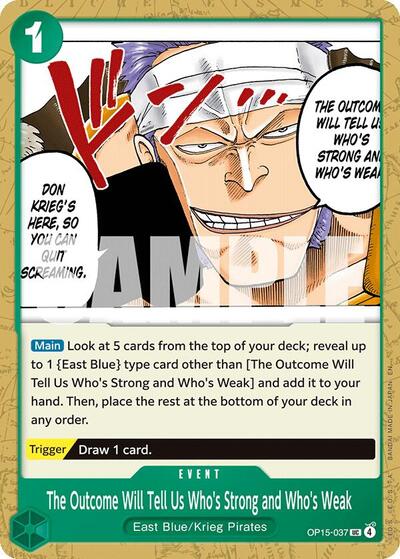 The Outcome Will Tell Us Who's Strong and Who's Weak - Adventure on Kami's Island One Piece spoiler