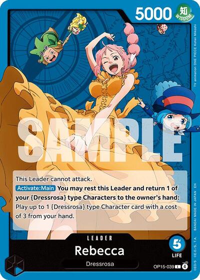 Rebecca (OP15-039) - Adventure on Kami's Island One Piece spoiler