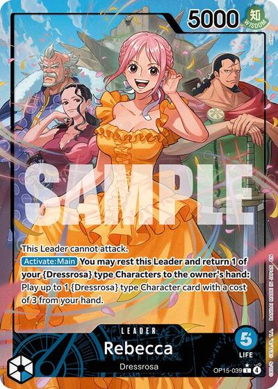 Rebecca (OP15-039) (Alternate Art) - Adventure on Kami's Island One Piece spoiler