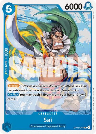 Sai - Adventure on Kami's Island One Piece spoiler