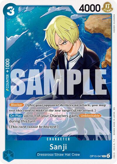 Sanji (OP15-047) - Adventure on Kami's Island One Piece spoiler