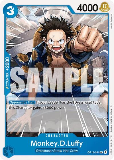 Monkey.D.Luffy (OP15-051) - Adventure on Kami's Island One Piece spoiler