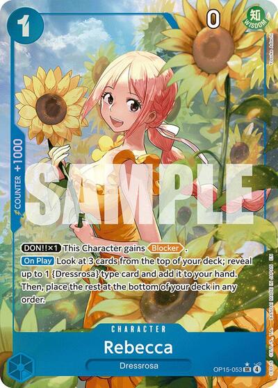 Rebecca (OP15-053) (Alternate Art) - Adventure on Kami's Island One Piece spoiler