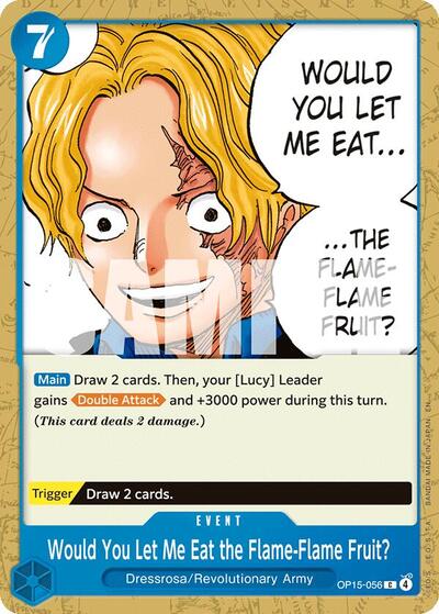 Would You Let Me Eat the Flame-Flame Fruit? - Adventure on Kami's Island One Piece spoiler