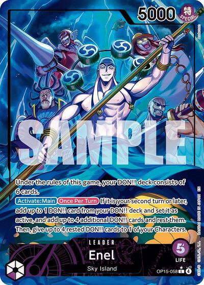 Enel (OP15-058) (Alternate Art) - Adventure on Kami's Island One Piece spoiler