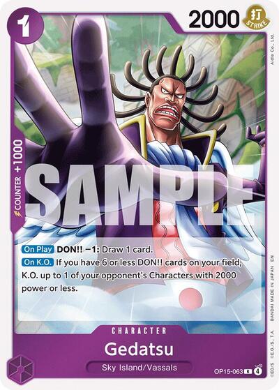 Gedatsu - Adventure on Kami's Island One Piece spoiler