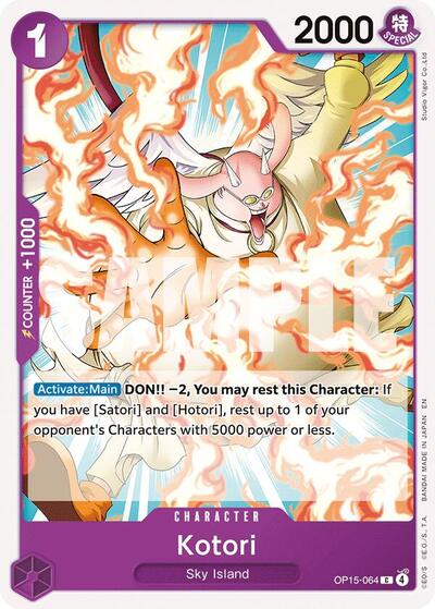 Kotori - Adventure on Kami's Island One Piece spoiler