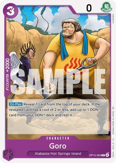 Goro - Adventure on Kami's Island One Piece spoiler