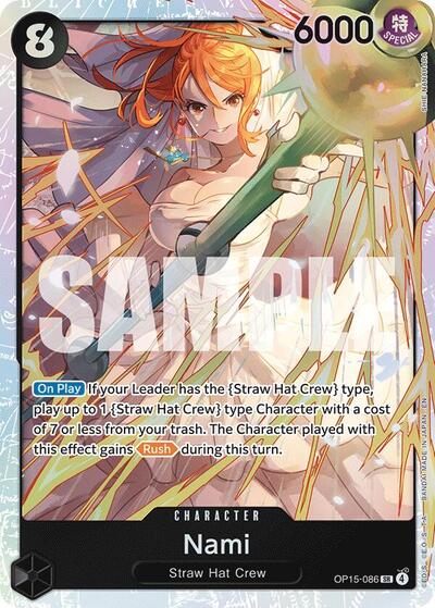 Nami (OP15-086) - Adventure on Kami's Island One Piece spoiler
