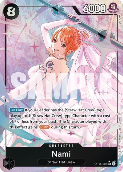 Nami (OP15-086) (Alternate Art) - Adventure on Kami's Island One Piece spoiler