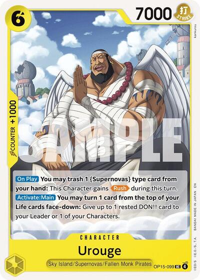 Urouge - Adventure on Kami's Island One Piece spoiler