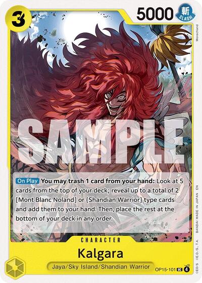 Kalgara - Adventure on Kami's Island One Piece spoiler