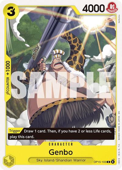 Genbo - Adventure on Kami's Island One Piece spoiler