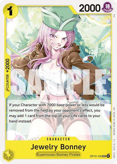 Jewelry Bonney (OP15-105) - Adventure on Kami's Island One Piece spoiler