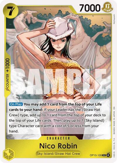 Nico Robin (OP15-109) - Adventure on Kami's Island One Piece spoiler