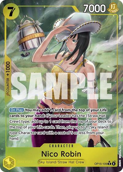 Nico Robin (OP15-109) (Alternate Art) - Adventure on Kami's Island One Piece spoiler