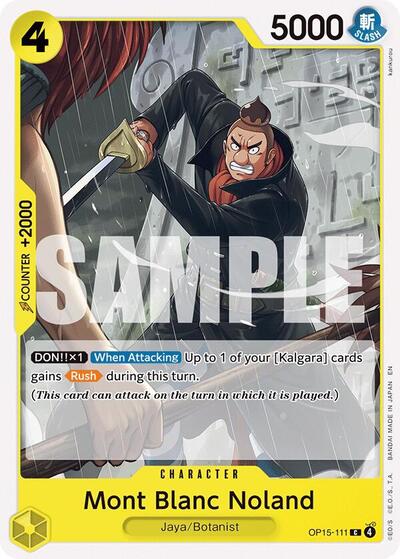 Mont Blanc Noland - Adventure on Kami's Island One Piece spoiler