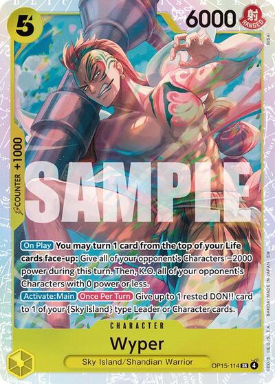 Wyper - Adventure on Kami's Island One Piece spoiler