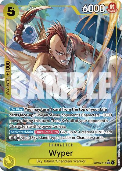 Wyper (Alternate Art) - Adventure on Kami's Island One Piece spoiler