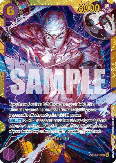 Enel (OP15-118) - Adventure on Kami's Island One Piece spoiler