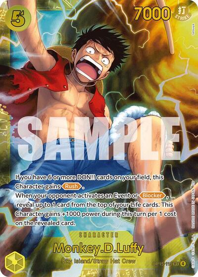 Monkey.D.Luffy (OP15-119) - Adventure on Kami's Island One Piece spoiler