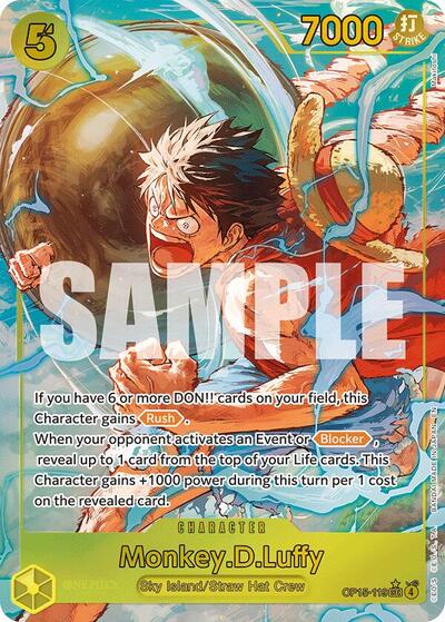 Monkey.D.Luffy (OP15-119) (Alternate Art) - Adventure on Kami's Island One Piece spoiler