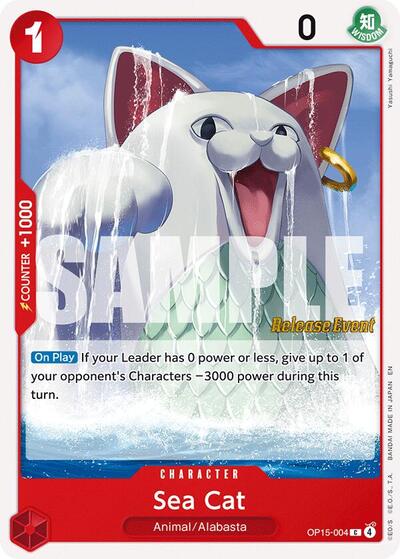 Sea Cat - Adventure on Kami's Island Release Event Cards One Piece spoiler