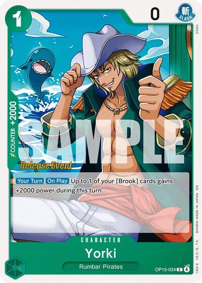 Yorki - Adventure on Kami's Island Release Event Cards One Piece spoiler