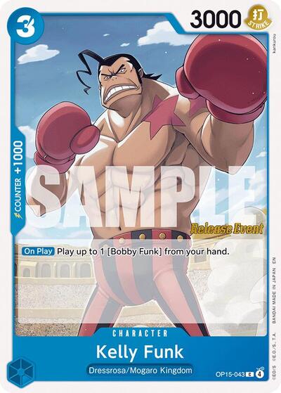 Kelly Funk - Adventure on Kami's Island Release Event Cards One Piece spoiler