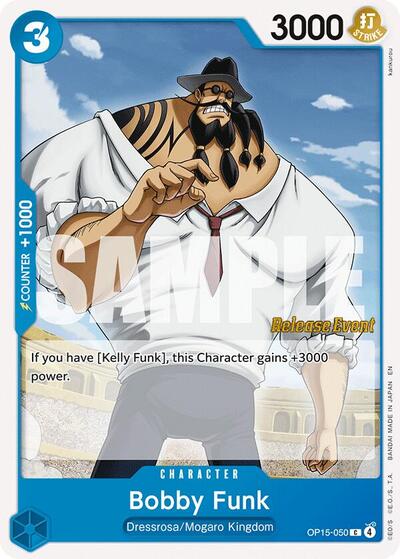 Bobby Funk - Adventure on Kami's Island Release Event Cards One Piece spoiler