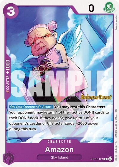 Amazon - Adventure on Kami's Island Release Event Cards One Piece spoiler