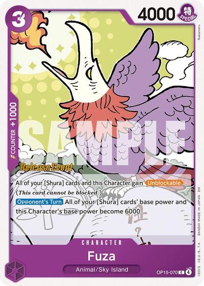 Fuza - Adventure on Kami's Island Release Event Cards One Piece spoiler