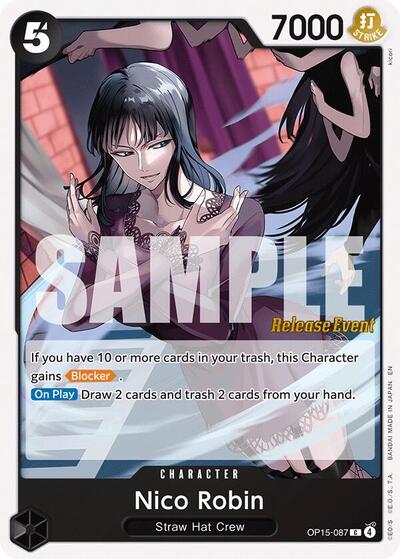 Nico Robin (OP15-087) - Adventure on Kami's Island Release Event Cards One Piece spoiler
