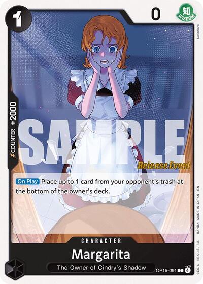 Margarita - Adventure on Kami's Island Release Event Cards One Piece spoiler