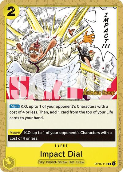 Impact Dial - Adventure on Kami's Island Release Event Cards One Piece spoiler