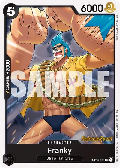 Franky - Adventure on Kami's Island Release Event Cards One Piece spoiler