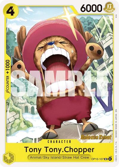 Tony Tony.Chopper (OP15-107) - Adventure on Kami's Island Release Event Cards One Piece spoiler
