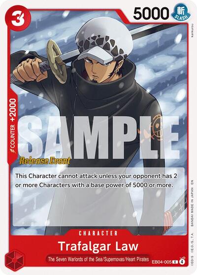 Trafalgar Law - Adventure on Kami's Island Release Event Cards One Piece spoiler
