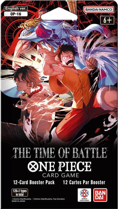 The Time of Battle Sleeved Booster Pack - The Time of Battle One Piece spoiler