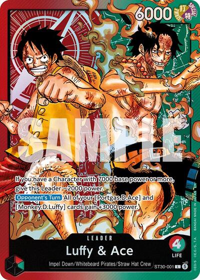 Luffy & Ace - Starter Deck EX: Luffy & Ace One Piece spoiler